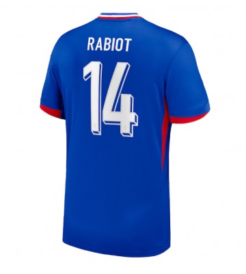 Frankrig Adrien Rabiot #14 Replika Hjemmebanetrøje EM 2024 Kortærmet